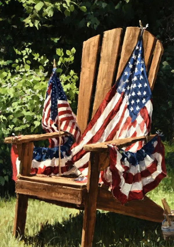 Wooden Adirondack Chair