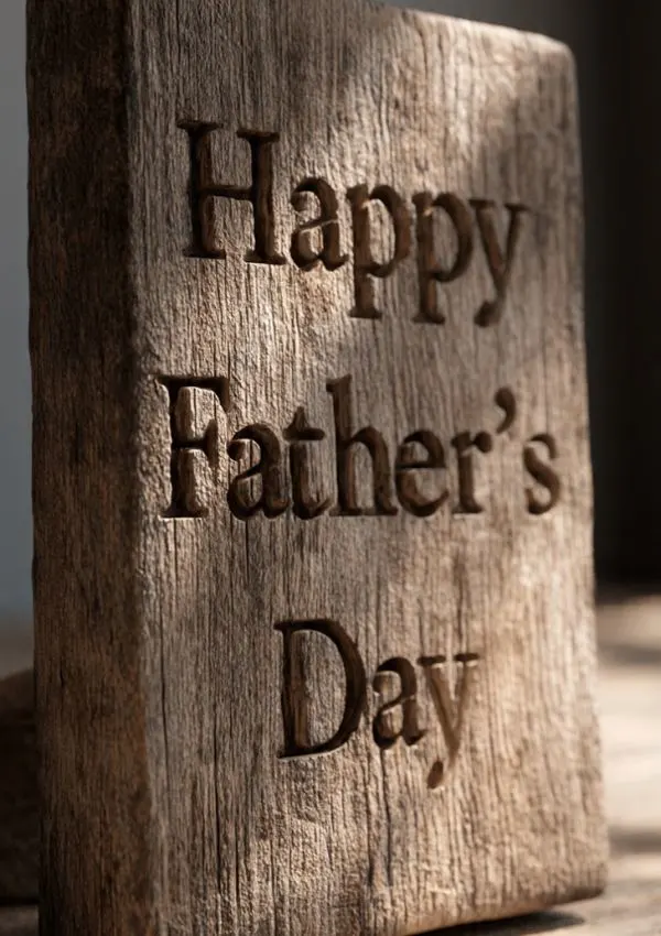 Wooden Father's Day Sign