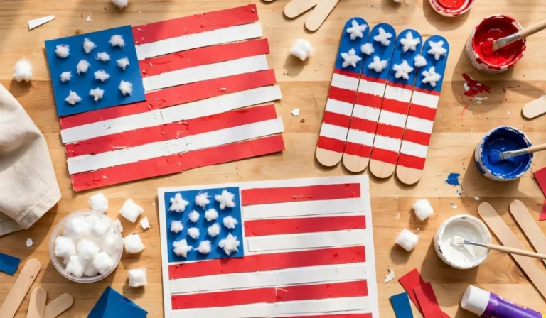 4th Of July Crafts For Toddlers Flag