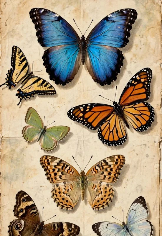 Antique Butterfly Illustration