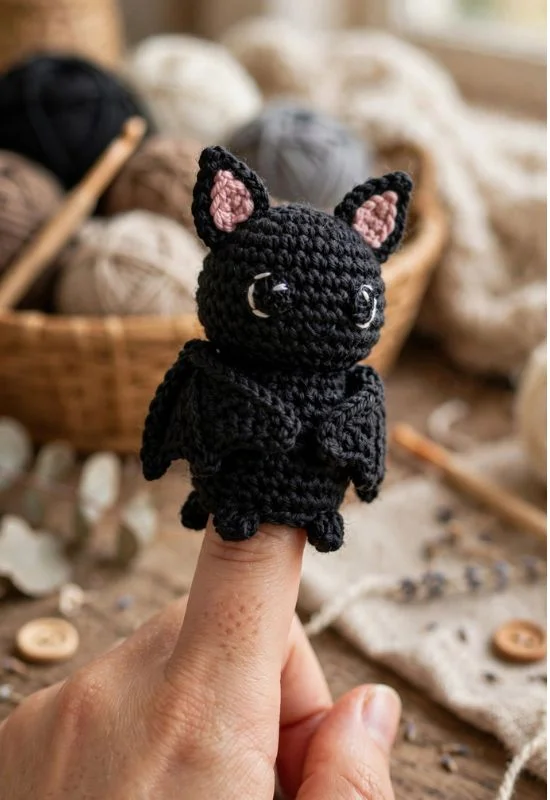 Bat Finger Puppet