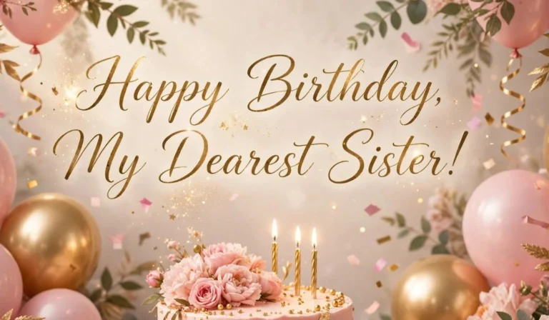 Birthday Wishes For Sister
