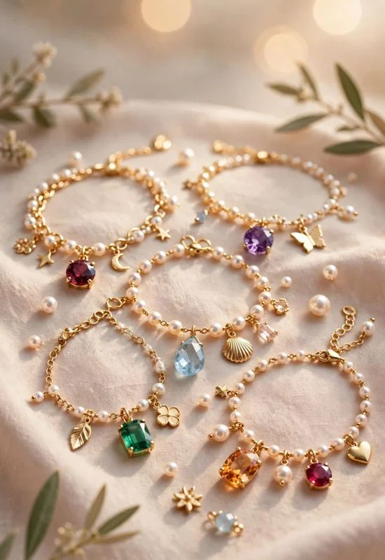 Birthstone Charm Bracelets
