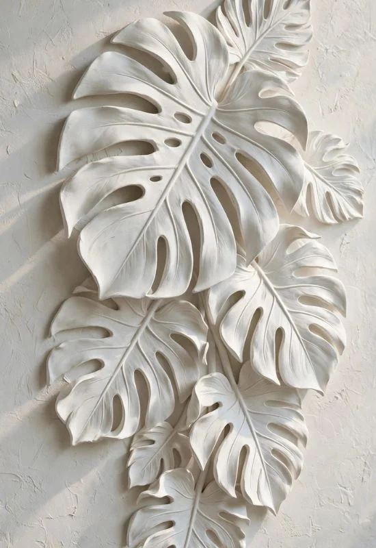 Botanical Leaf Wall Sculpture