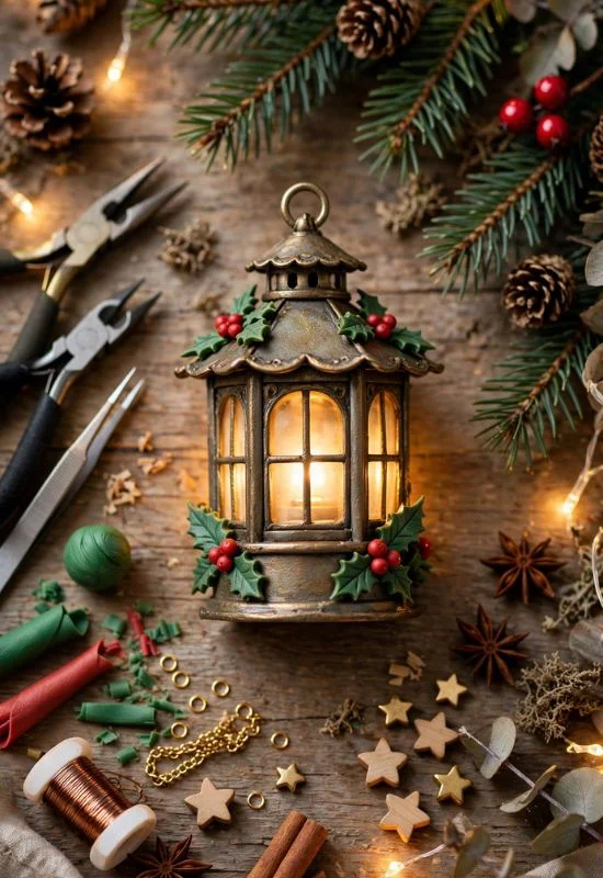 Christmas Lantern Charm