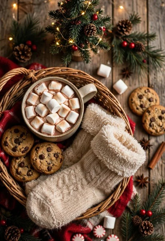 Christmas Movie Night Basket