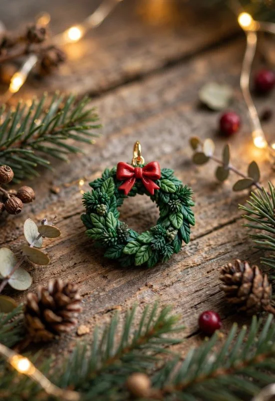 Christmas Wreath Charm