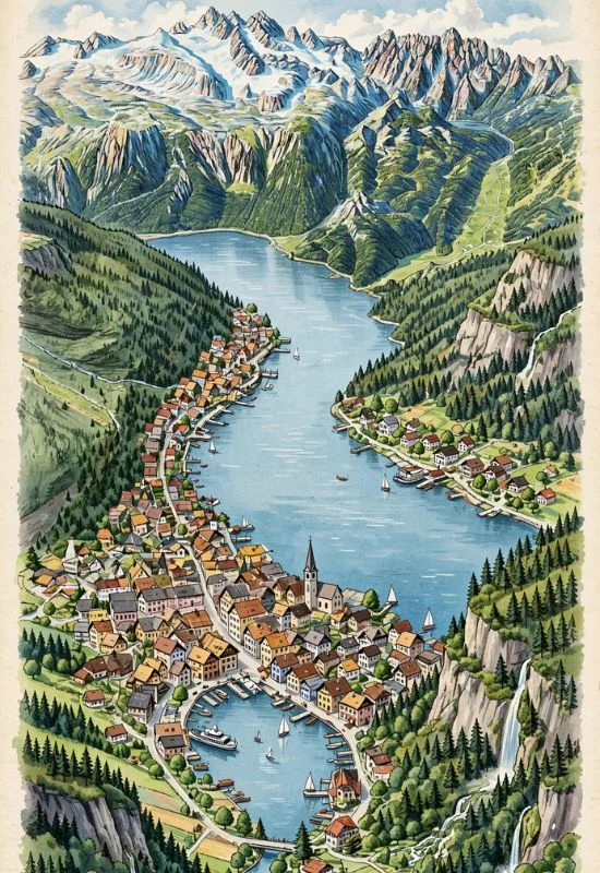 City Map Illustration