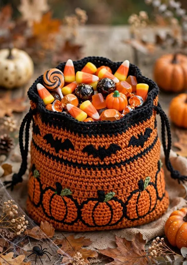 Crochet Candy Bag