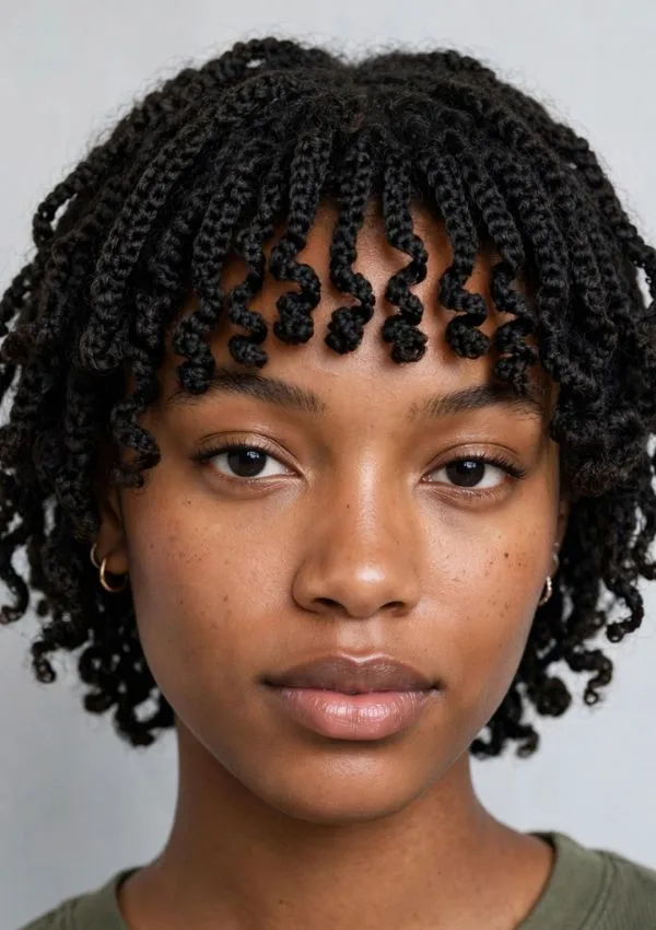 Crochet Curly Bangs