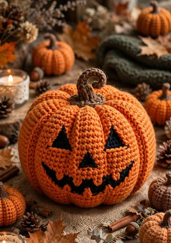 Crochet Jack-o'-Lantern