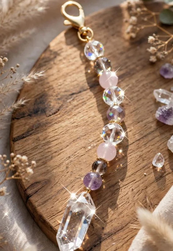 Crystal Gemstone Phone Charm