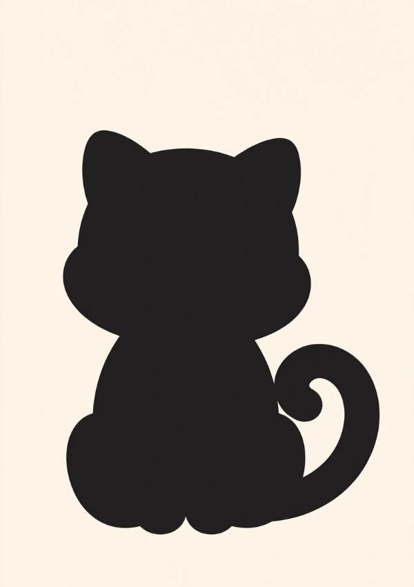 Cute Cat Silhouette