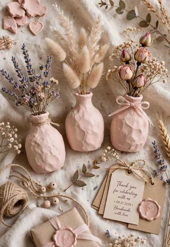 DIY Clay Mini Vase