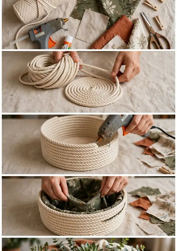 DIY Rope Basket