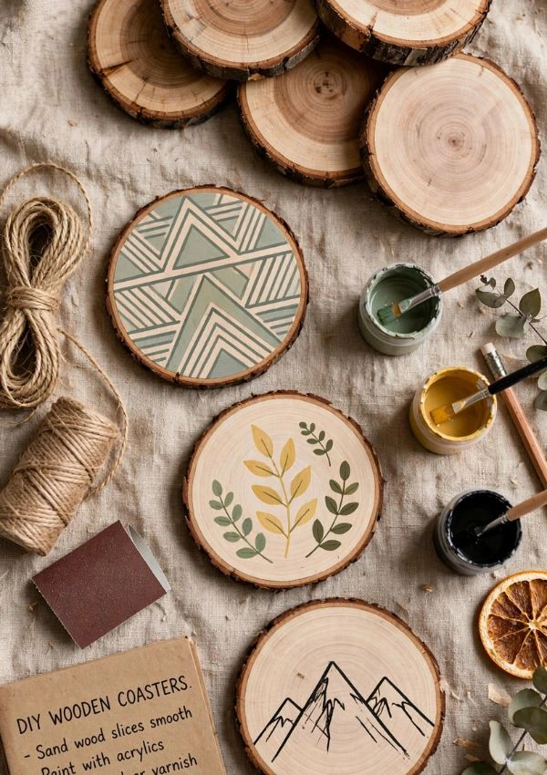 DIY Wooden Coasters