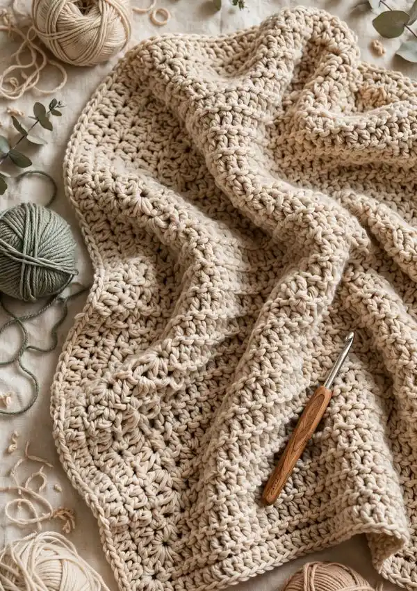 Double Crochet Throw
