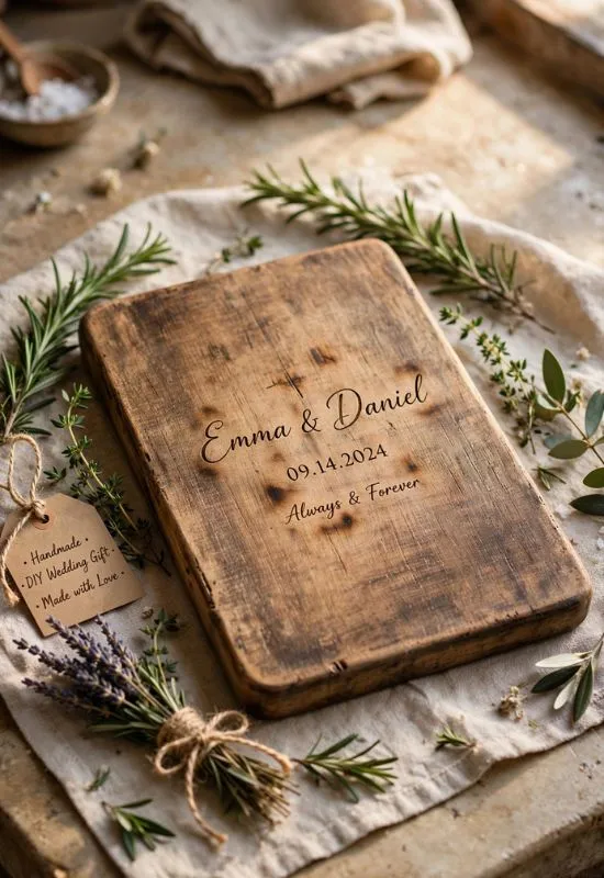 Engraved Wooden Cutting Board