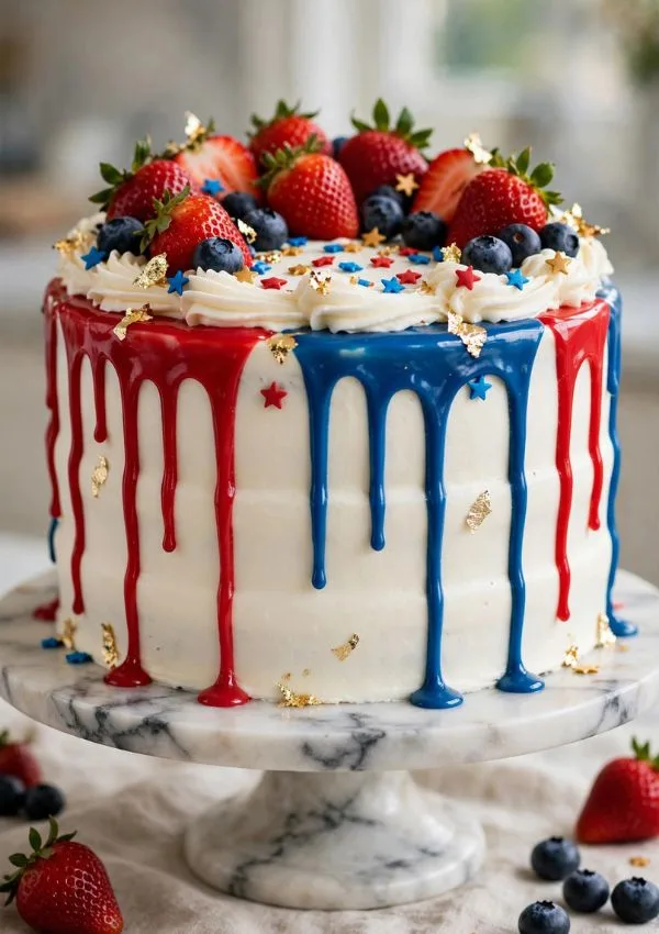 Firework Celebration Cake