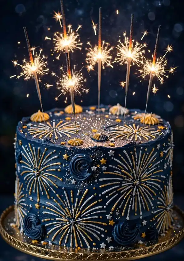 Firework Celebration Cake