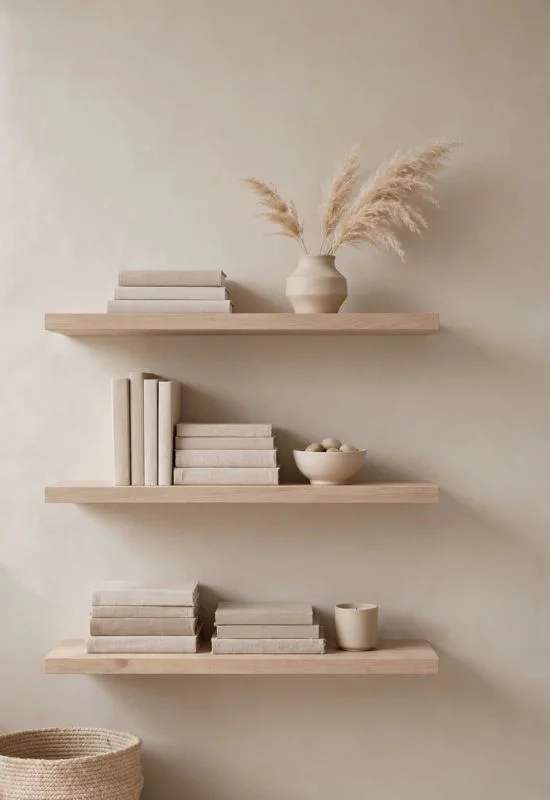 Floating Bookshelf Display