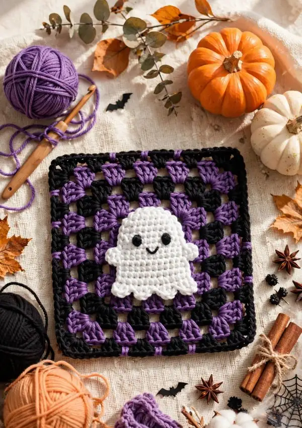 Ghost Granny Square