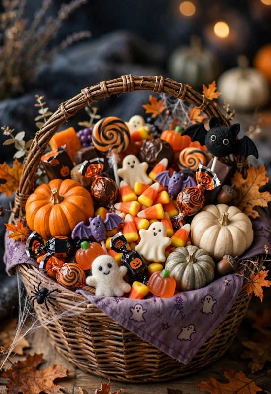 Halloween Candy Basket