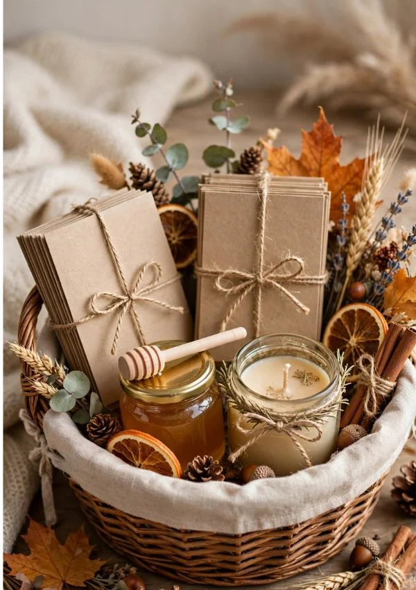 Handmade Thank You Basket