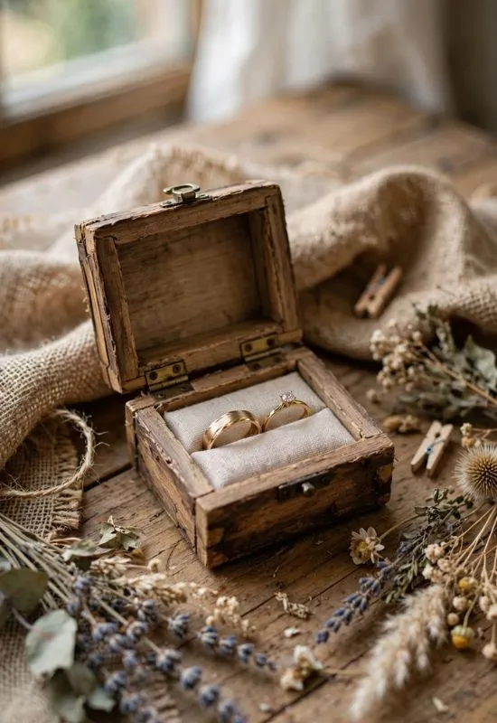 Handmade Wooden Ring Box
