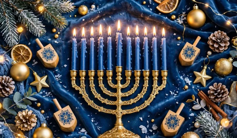 Hanukkah Aesthetic Blue