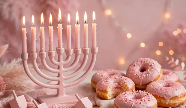 Hanukkah Aesthetic Pink