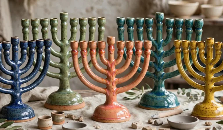 Hanukkah Menorah Ceramics