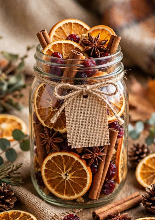 Homemade Potpourri Jar