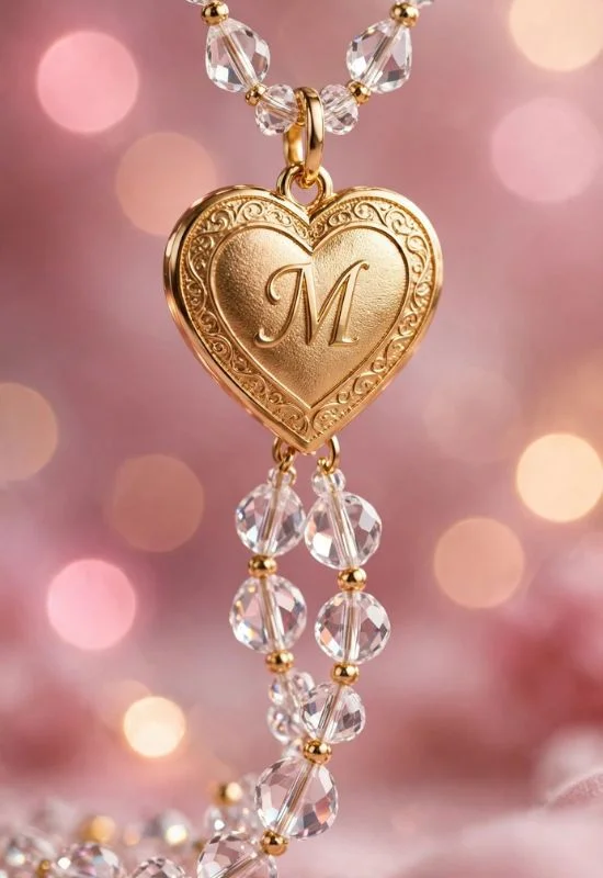 Initial Heart Charm