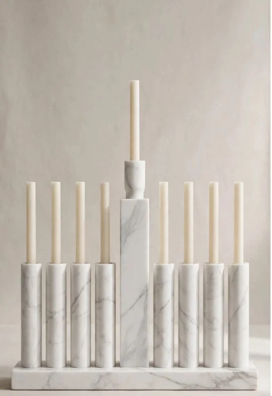 Marble Menorah
