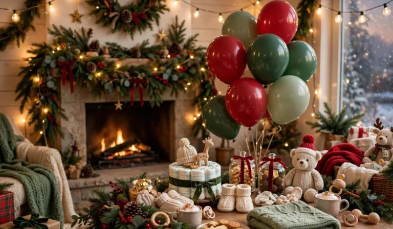 Merry Little Baby Shower Theme