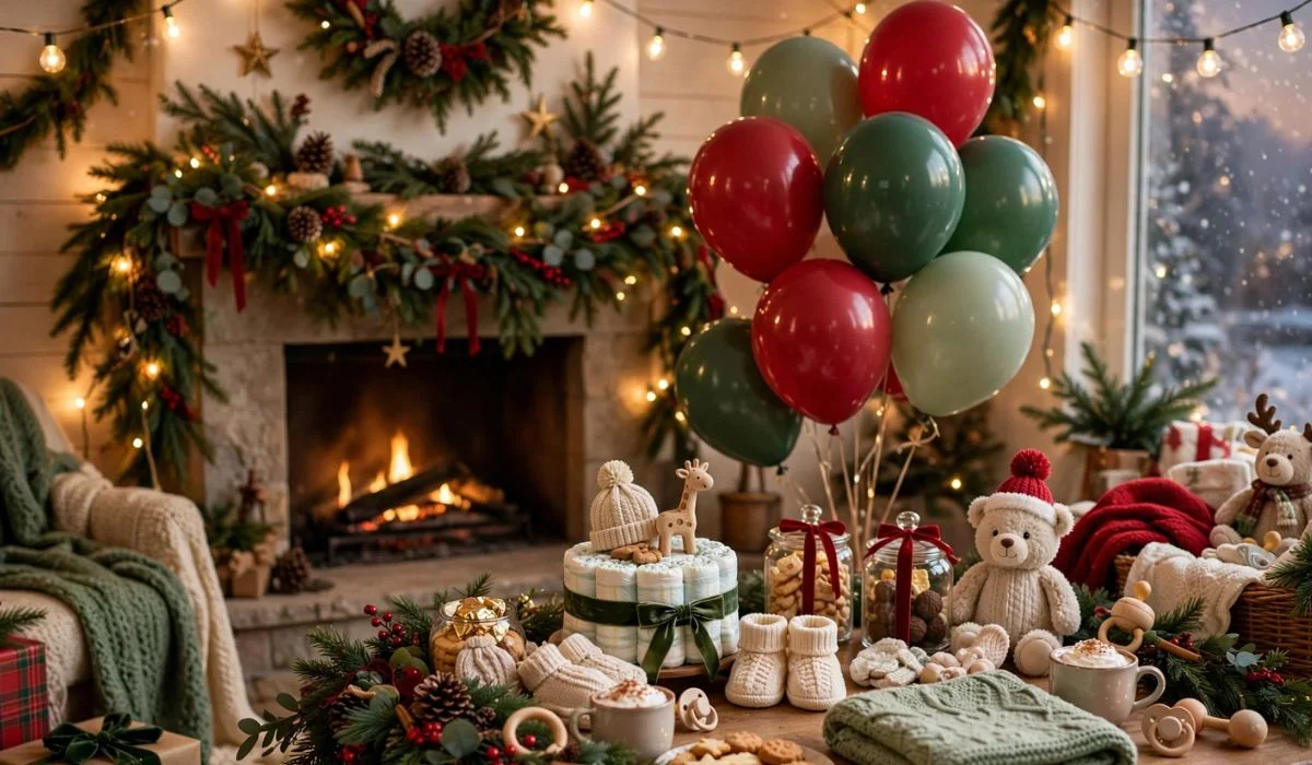 Merry Little Baby Shower Theme