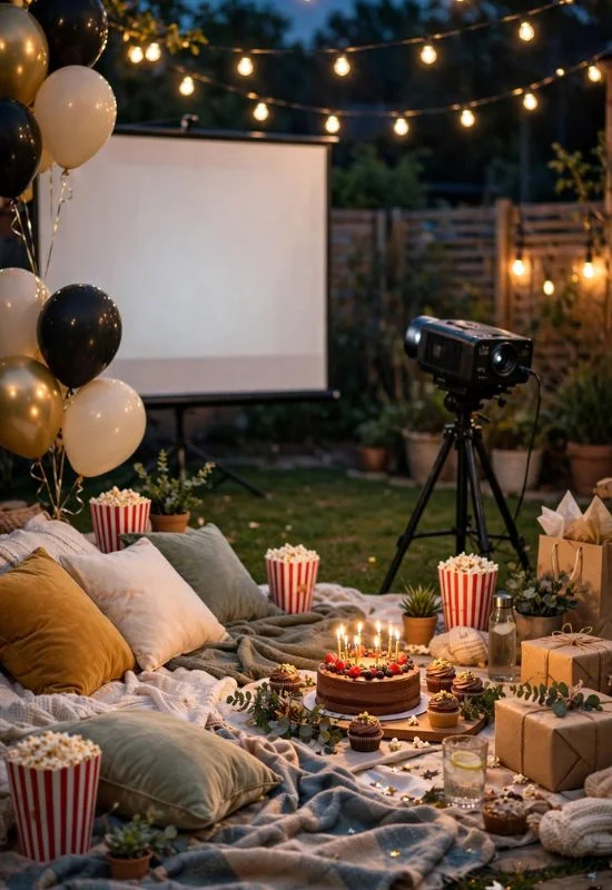 Movie Night Birthday Party
