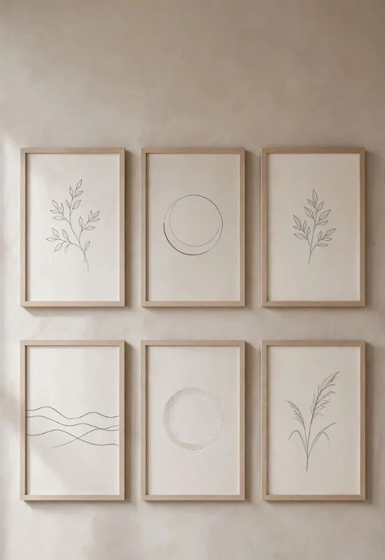 Neutral Gallery Wall
