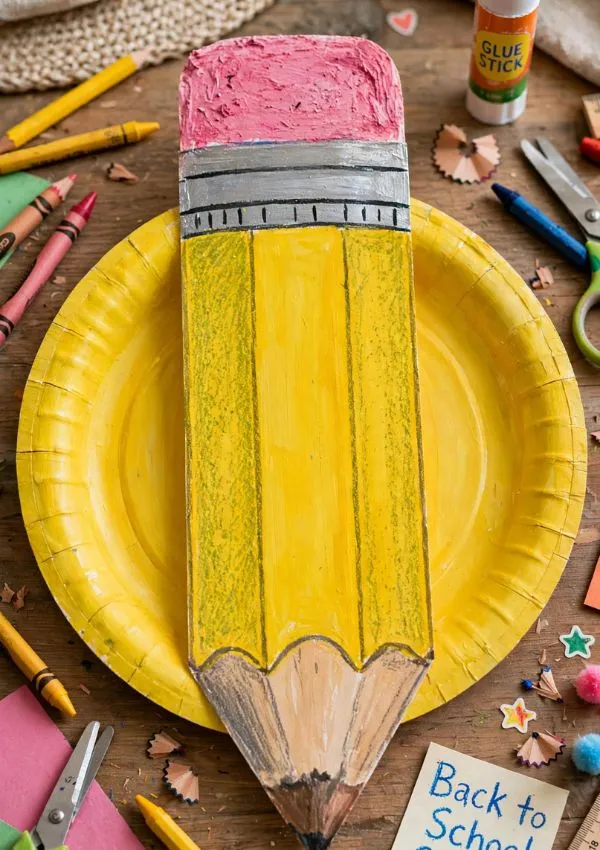Paper Plate Pencil