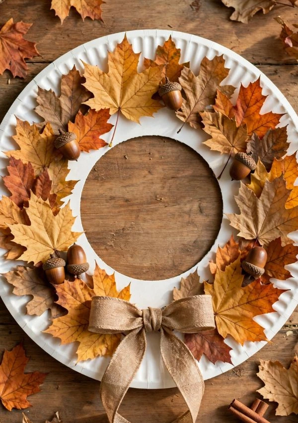 Paper Plate Wreath