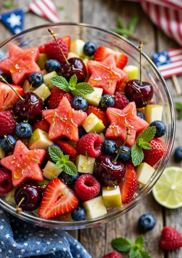 Patriotic Fruit Salad