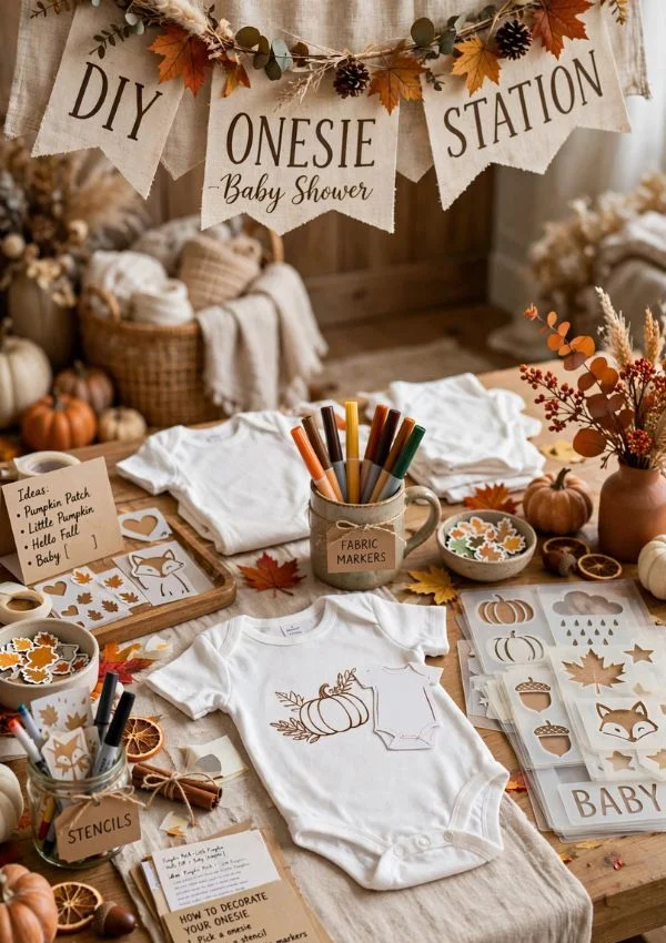 Personalized Baby Onesie Craft