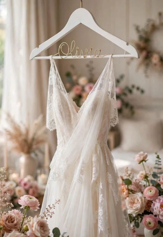 Personalized Bridal Hanger