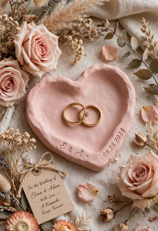 Personalized Clay Ring Dish