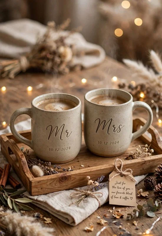 Personalized Couple's Mug Set