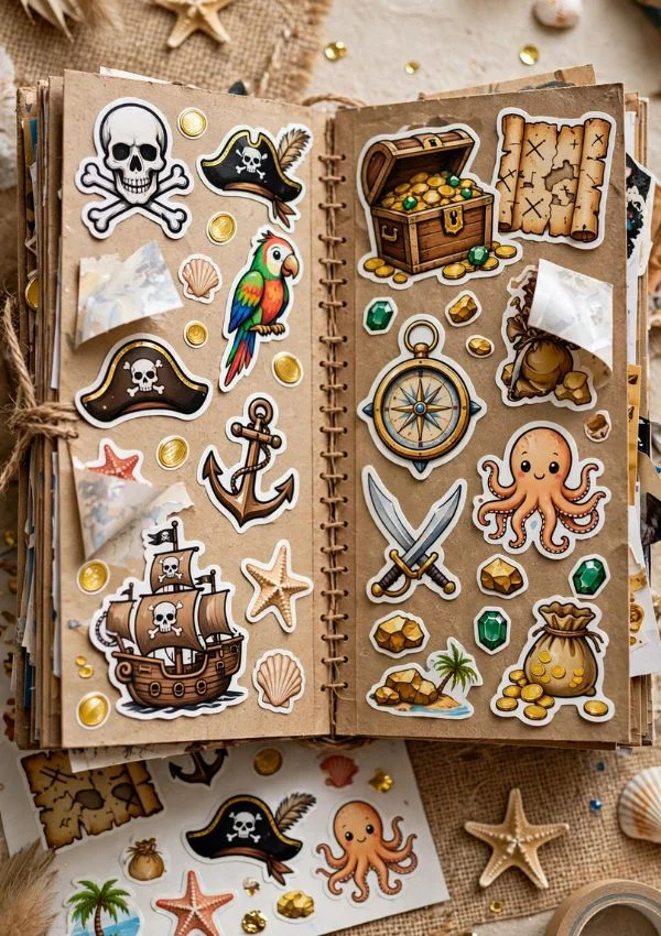 Pirate Sticker Book