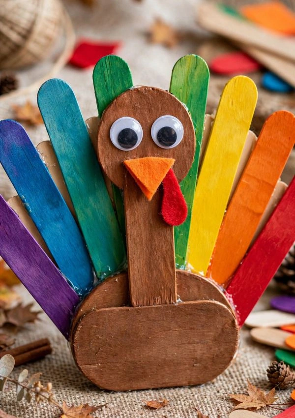 Popsicle Stick Turkey