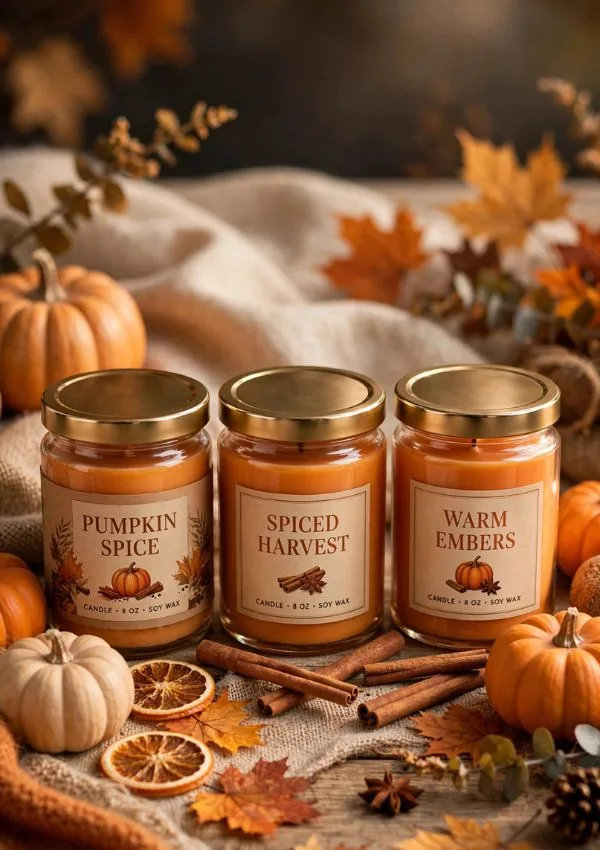 Pumpkin Spice Candle Set