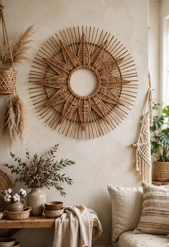 Rattan Wall Art